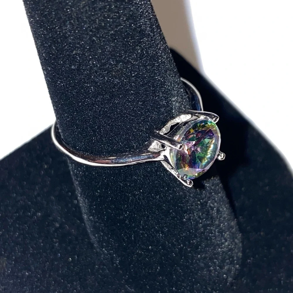 Mystic Rainbow Topaz Gemstone Fashion Ring ~ Brand New